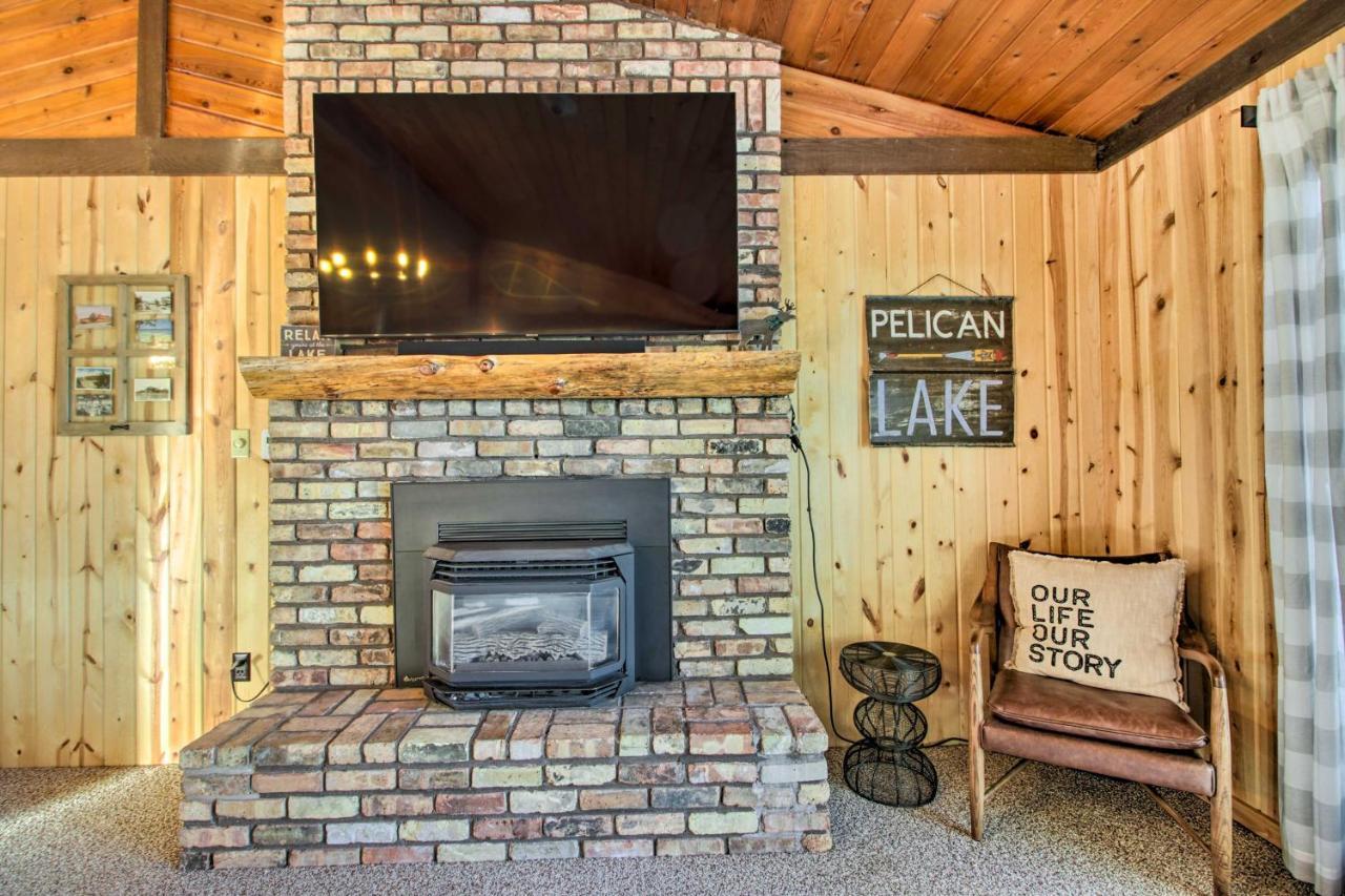 Pelican Lake Getaway On Stunning Peninsula! Pequot Lakes Exterior foto